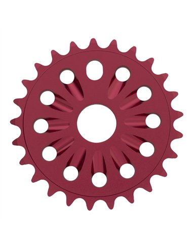 Chainring 25T T6 1/2 x 1/8 Alloy Red