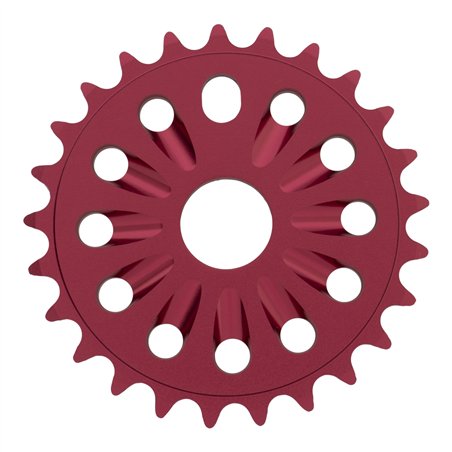 Chainring 25T T6 1/2 x 1/8 Alloy Red