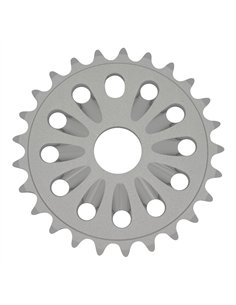 Chainring 25T T6 1/2 x 1/8 Alloy Silver