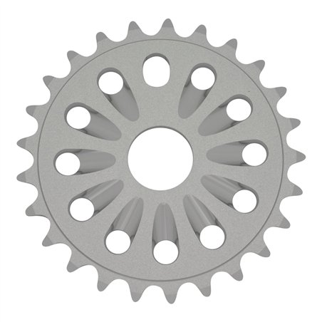 Chainring 25T T6 1/2 x 1/8 Alloy Silver