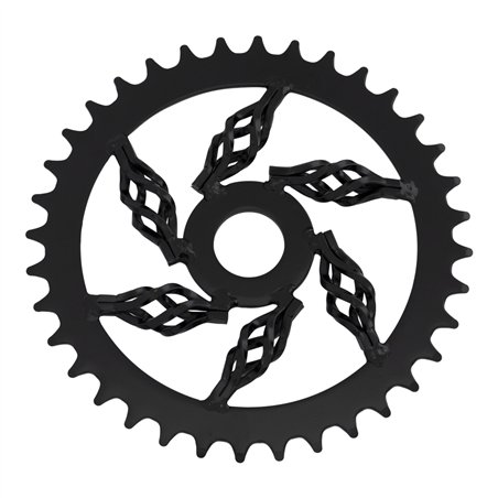 Chainring 36T Cage 1/2 x 1/8 Steel Black