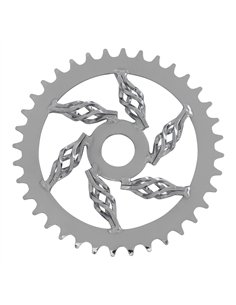 Chainring 36T Cage 1/2 x 1/8 Steel Chrome