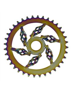 Chainring 36T Cage 1/2 x 1/8 Steel Neo Chrome