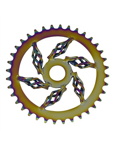 Chainring 36T Cage 1/2 x 1/8 Steel Neo Chrome