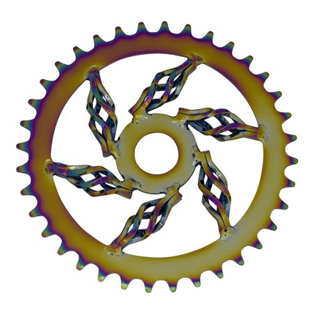 Chainring 36T Cage 1/2 x 1/8 Steel Neo Chrome