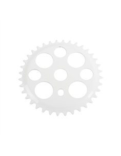 Chainring 36T Lucky 7 1/2 x 1/8 Steel White