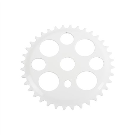 Chainring 36T Lucky 7 1/2 x 1/8 Steel White