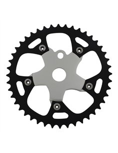 Chainring 44T 913B 1/2 x 1/8 Alloy Black/Chrome