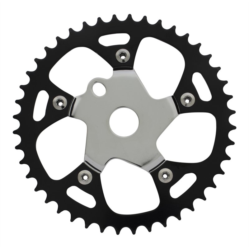 Chainring 44T 913B 1/2 x 1/8 Steel Black/Chrome