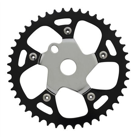 Chainring 44T 913B 1/2 x 1/8 Steel Black/Chrome