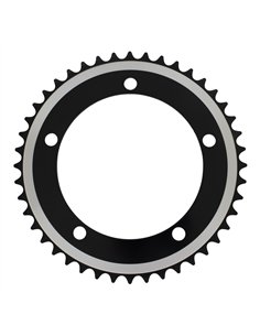 Chainring 44T C Type 1/2 x 1/8 Alloy Black