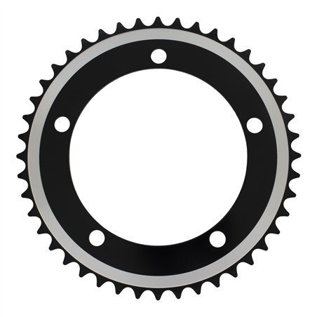 Chainring 44T C Type 1/2 x 1/8 Alloy Black