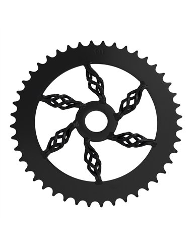 Chainring 44T Cage 1/2 x 1/8 Steel Black
