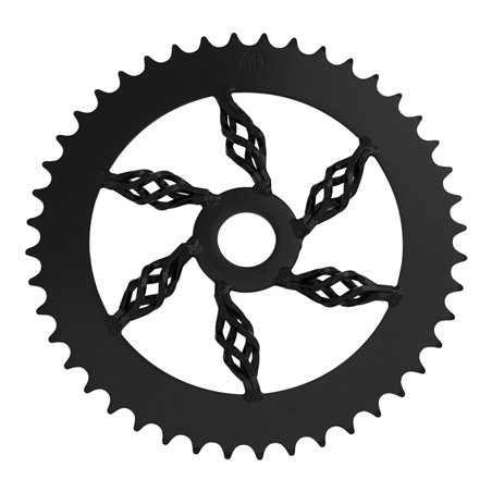Chainring 44T Cage 1/2 x 1/8 Steel Black