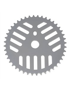 Chainring 44T Cheese Grater 1/2 x 1/8 Steel Chrome