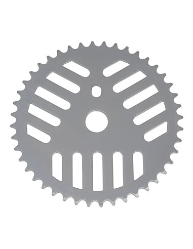 Chainring 44T Cheese Grater 1/2 x 1/8 Steel Chrome
