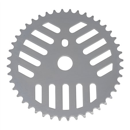 Chainring 44T Cheese Grater 1/2 x 1/8 Steel Chrome