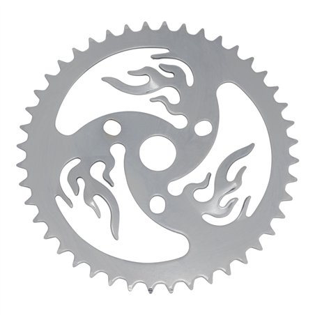 Chainring 44T Flame 1/2 x 1/8 Steel Chrome