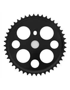 Chainring 44T Lucky 7 1/2 x 1/8 Steel Black