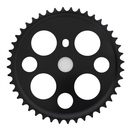 Chainring 44T Lucky 7 1/2 x 1/8 Steel Black
