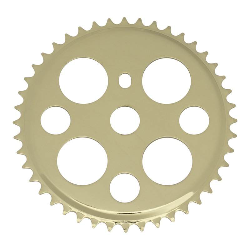 Chainring 44T Lucky 7 1/2 x 1/8 Steel Gold