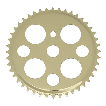 Chainring 44T Lucky 7 1/2 x 1/8 Steel Gold