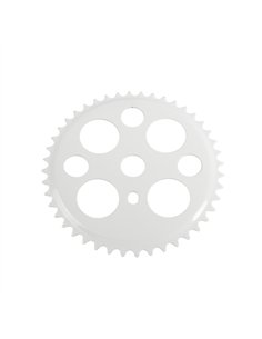 Chainring 44T Lucky 7 1/2 x 1/8 Steel White