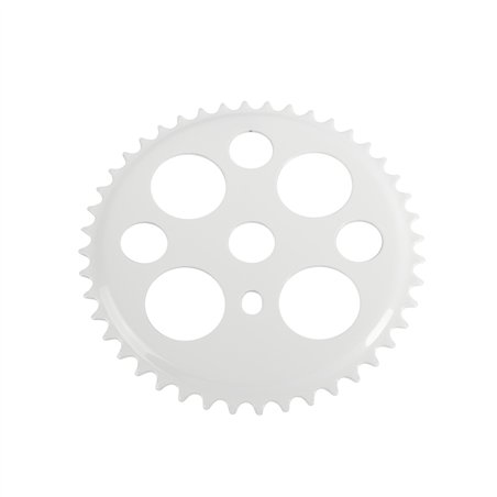 Chainring 44T Lucky 7 1/2 x 1/8 Steel White