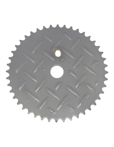 Chainring 44T Steel Pattern 1/2 x 1/8 Steel Chrome CW375B