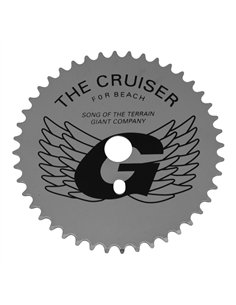 Chainring 44T The Cruiser G 1/2 x 1/8 Steel Chrome