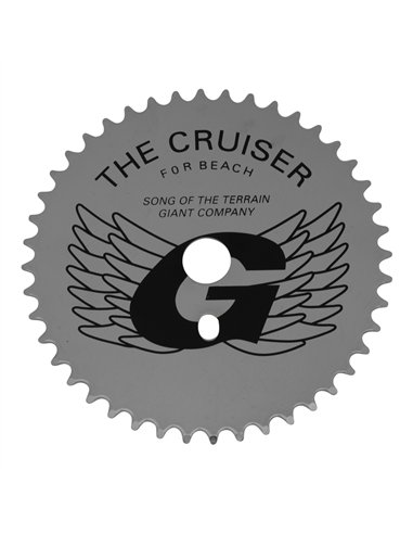 Chainring 44T The Cruiser G 1/2 x 1/8 Steel Chrome