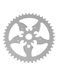 Chainring 44T Tip 1/2 x 1/8 Steel Chrome