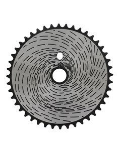 Chainring 44T Tornado 1/2 x 1/8 Steel Chrome/Black
