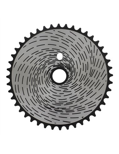Chainring 44T Tornado 1/2 x 1/8 Steel Chrome/Black