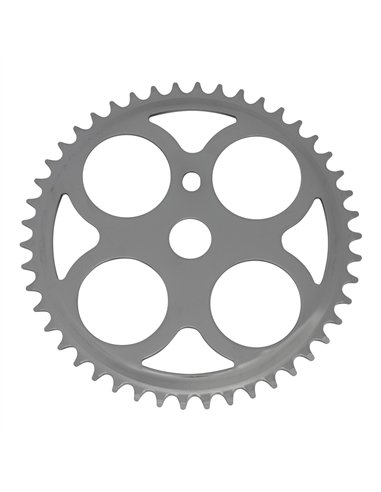 Chainring 46T 4 Circle 1/2 x 1/8 Steel Chrome