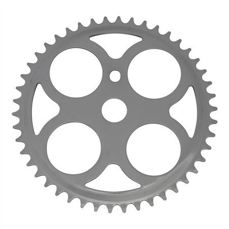 Chainring 46T 4 Circle 1/2 x 1/8 Steel Chrome