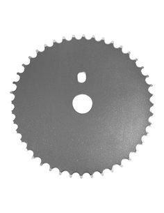Chainring 46T Solid 1/2 x 1/8 Steel Chrome
