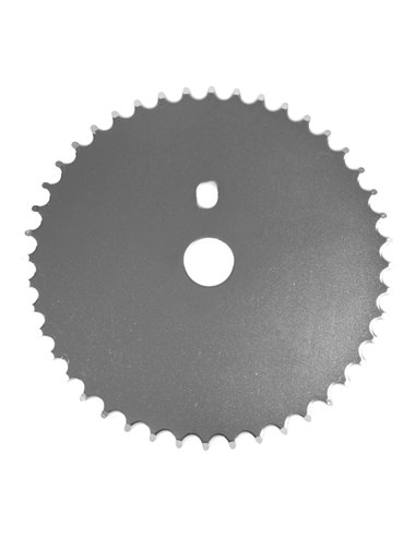 Chainring 46T Solid 1/2 x 1/8 Steel Chrome