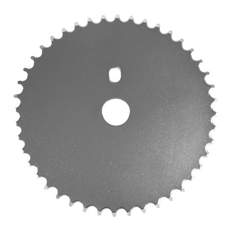 Chainring 46T Solid 1/2 x 1/8 Steel Chrome