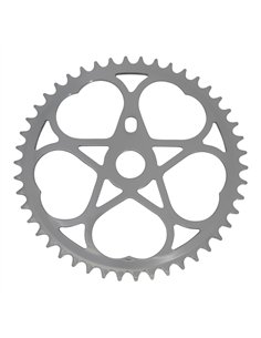 Chainring 46T Sweet Heart 1/2 x 1/8 Steel Chrome JS-S46