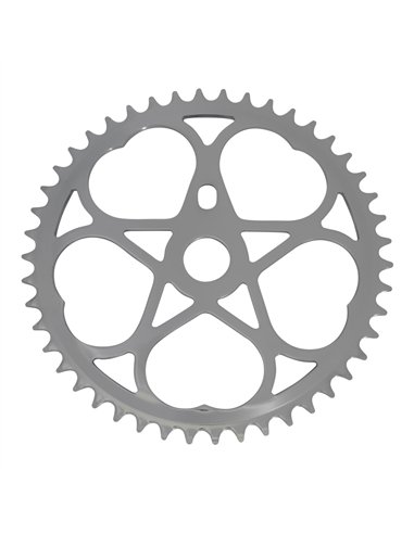 Chainring 46T Sweet Heart 1/2 x 1/8 Steel Chrome JS-S46