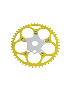 Chainring 48T 1/2 x 1/8 Alloy Gold/Chrome