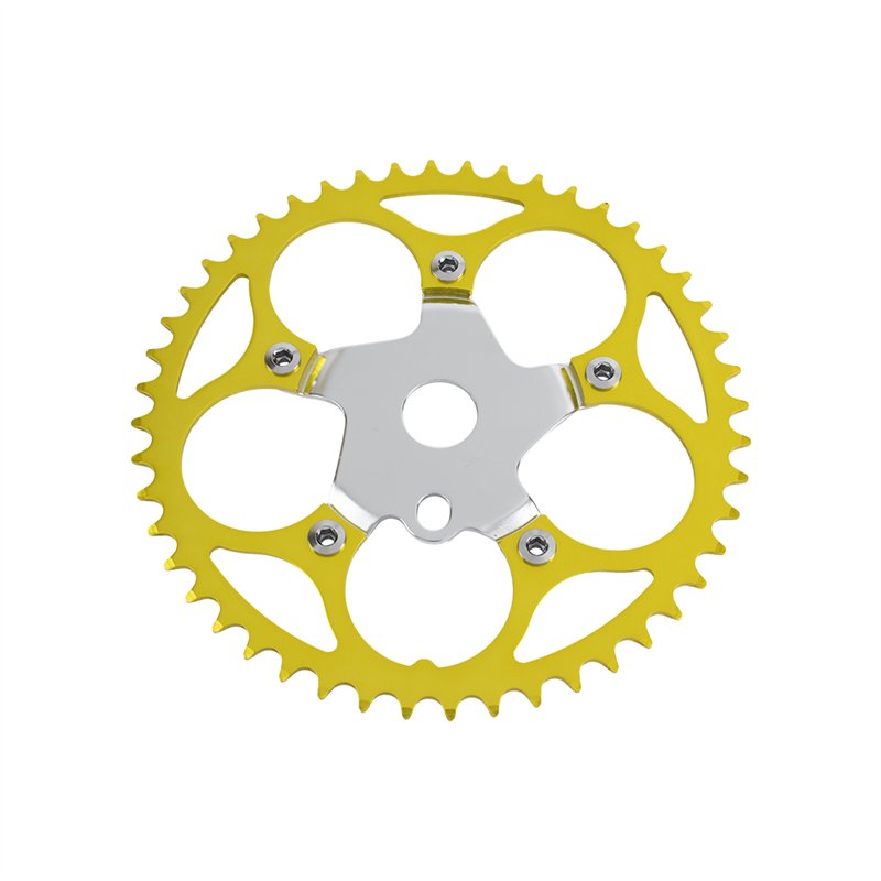 Chainring 48T 1/2 x 1/8 Alloy Gold/Chrome