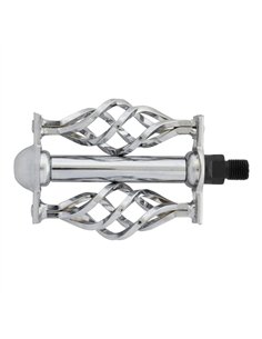 Lowrider Bike Pedals Cage 1/2" Chrome