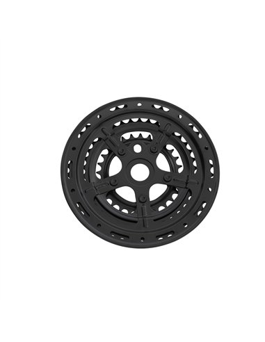 Chainwheel Triple 28/40/48T Steel Black