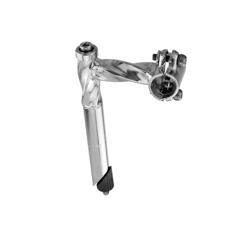 Stem Square Twisted 21.1mm Chrome