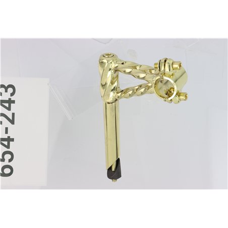Stem Double Square Twisted 21.1mm Gold