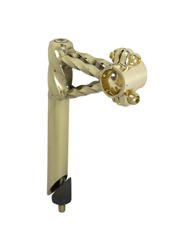Stem Double Square Twisted 22.2mm Gold