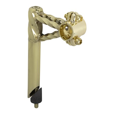 Stem Double Square Twisted 22.2mm Gold