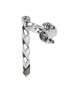 Stem Full Square Twisted 22.2mm Chrome